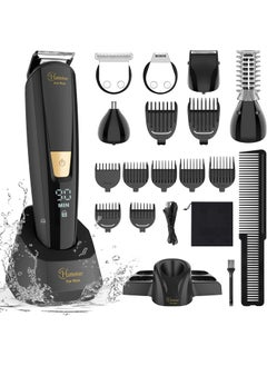 Hatteker Hatteker Mens Body Hair Trimmer Beard Trimmer Groin Trimmer Mens Grooming Kit Electric Razor Body Shaver Groomer Waterproof 6 in 1 