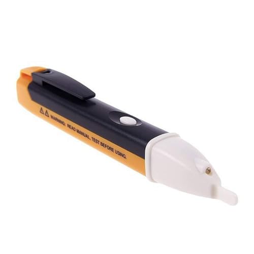 Sakrai Non-Contact Voltage Tester Pen 90~1000V AC – Electric Voltage Detector with LED Light and Alarm, Safe Power Sensor Tester for Home, Electricians & Professional Use – Yellow - Image 2
