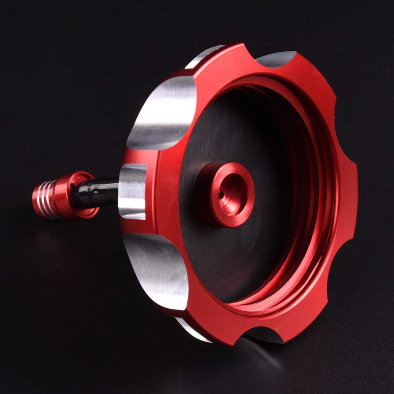 DOGNNAK Billet Gas Fuel Tank Cap Cover w/Vent Hose for TRX450R 2006-2012,TRX400EX Sportrax 400 1999-2014,TRX700XX 2008-2009,XR250R 1986-2005,CRF250X 2004-2018,XR400 1986-2010,CRF450R 2002-2016 - Image 4