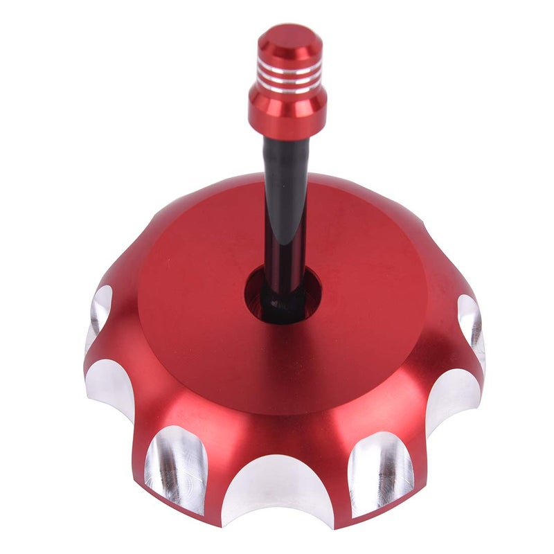 DOGNNAK Billet Gas Fuel Tank Cap Cover w/Vent Hose for TRX450R 2006-2012,TRX400EX Sportrax 400 1999-2014,TRX700XX 2008-2009,XR250R 1986-2005,CRF250X 2004-2018,XR400 1986-2010,CRF450R 2002-2016 - Image 1