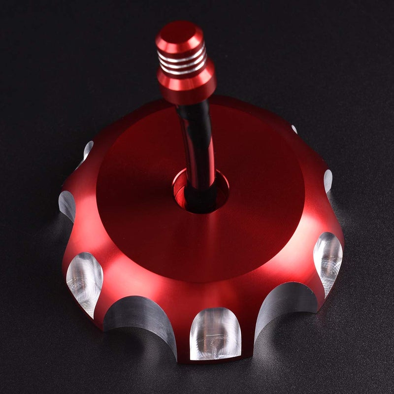 DOGNNAK Billet Gas Fuel Tank Cap Cover w/Vent Hose for TRX450R 2006-2012,TRX400EX Sportrax 400 1999-2014,TRX700XX 2008-2009,XR250R 1986-2005,CRF250X 2004-2018,XR400 1986-2010,CRF450R 2002-2016 - Image 3