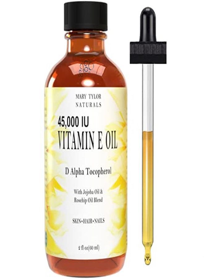 Mary Tylor Naturals - 45,000 Iu DAlpha Tocopherol For Face, Skin Body, Hair & Nails Visibly Reduce Appearance Of Wrinkles, Dark Spots, Surgery Scars, Diy By Mary Tylor Naturals - Image 1