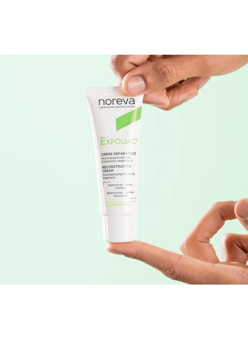 Noreva Exfoliac Repairing Cream 40ml - Image 2
