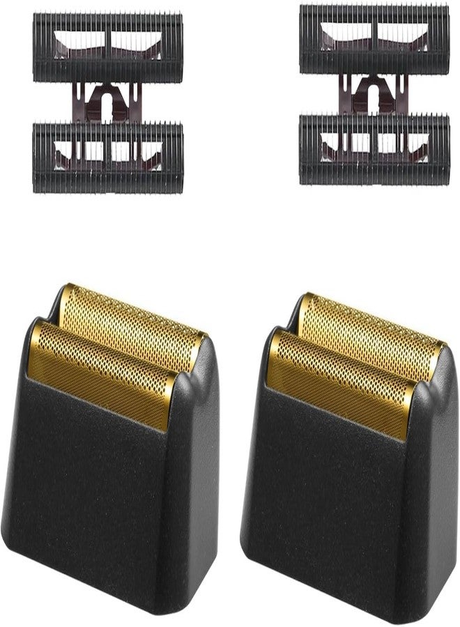 Sodaer Pro 5 Star Series Finale Shaver Replacement Foil and Cutter Bar Assembly Compatible with wahl Shaver Model 7031-100/7043-100-For men's shaving- 2Pcs Black - Image 1