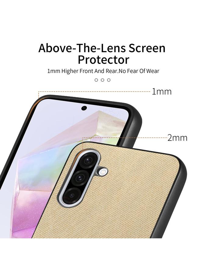 S-TOP Case For Samsung Galaxy A56 5G Twill Fabric Leather Skin Back Phone Case - Image 3
