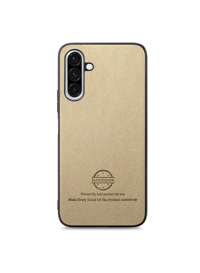 S-TOP Case For Samsung Galaxy A56 5G Twill Fabric Leather Skin Back Phone Case - Image 2