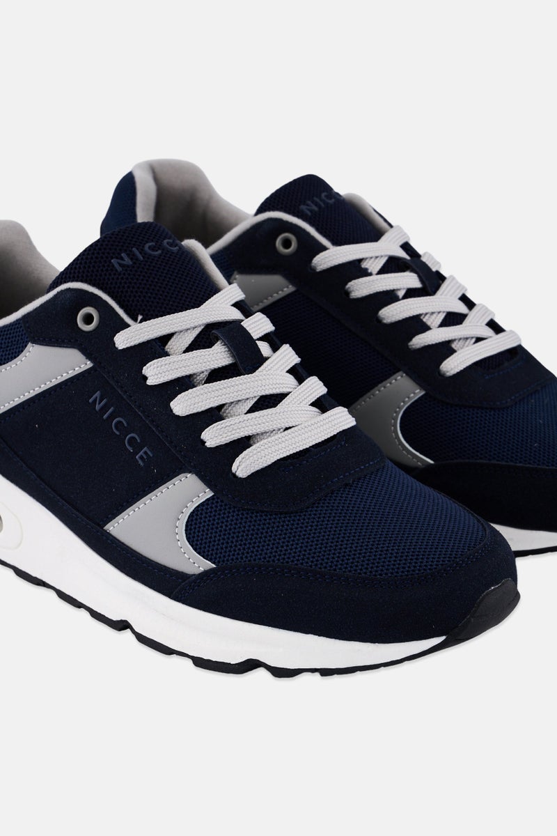 Nicce Men Pavani Lace Up Training Shoes, Navy - Image 3