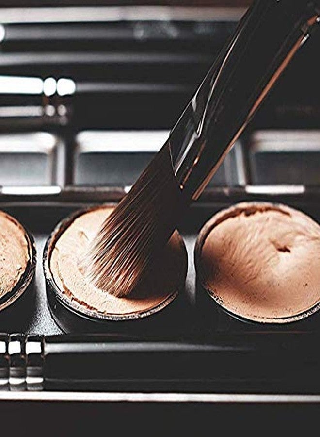 DATNASAYAD Makeup Brushes With Case For Foundation Eyeshadow Eyebrow Eyeliner Blush Powder Concealer Contour, (Black) - 12 Pieces - Image 5