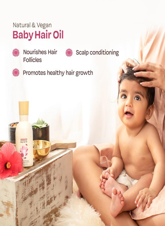 MAATE Baby Hair Massage Oil Baby Hair Growth and Scalp Conditioning Using Traditional Ayurvedic Methods, Cream, 150ml - Image 2