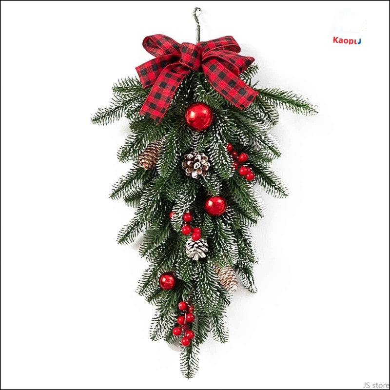 Christmas Inverted Wreath Decoration - Image 1