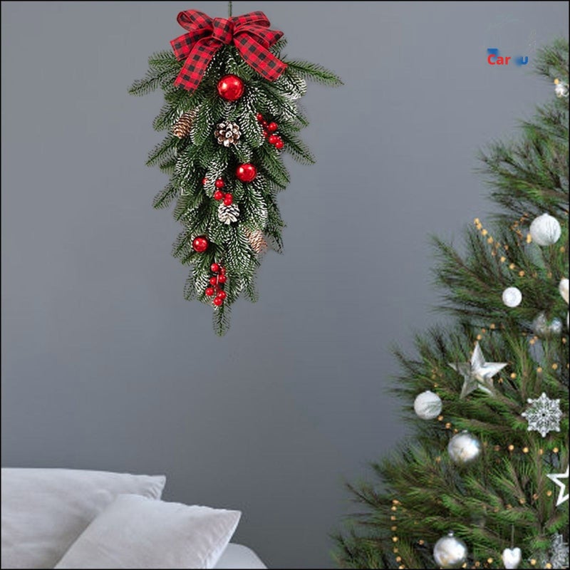 Christmas Inverted Wreath Decoration - Image 3