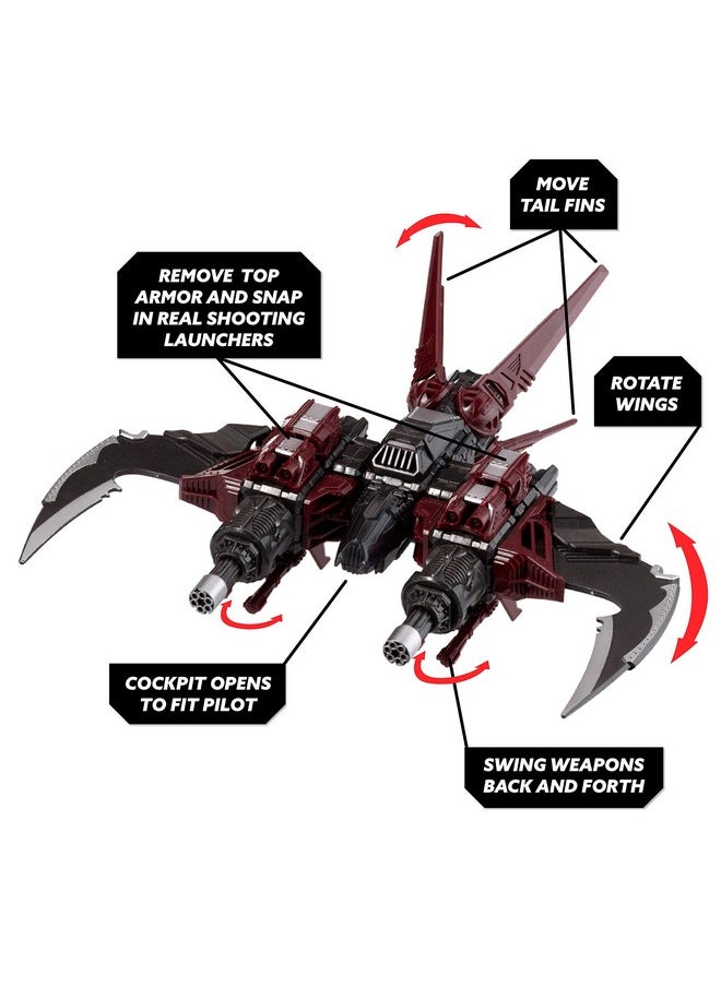SNAP SHIPS Snap Ships Scarab K.L.A.W. Interceptor - Construction Toy for Custom Building and Battle Play - Ages 8+  - Image 4