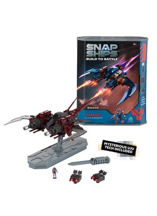 Snap Ships Scarab K.L.A.W. Interceptor - Construction Toy for Custom Building and Battle Play - Ages 8+ - pzsku/Z836FA04180F5AEDCD294Z/45/1750161839/4c649d76-1f55-4c91-a358-68f38202ab04