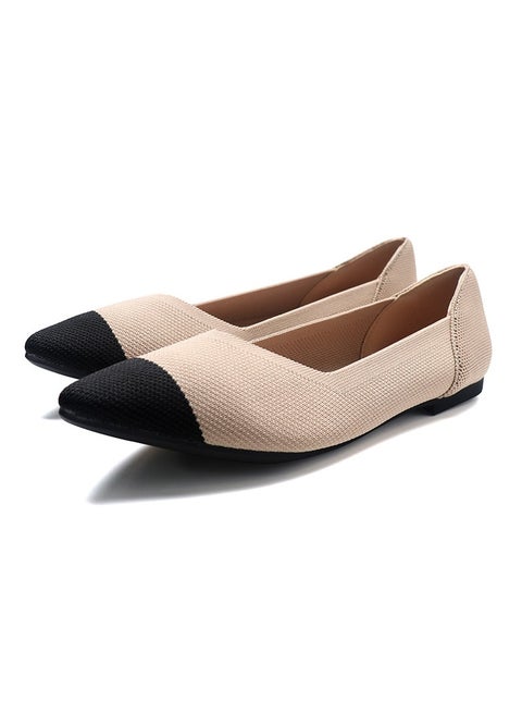 New Soft Sole Knitted Pointed Single Shoes
