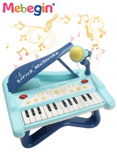 MEBEGIN Piano Keyboard Toy with Microphone, Multifunctional Electronic Piano Toy with Microphone, Preschool Learning Educational Instruments Toy, Great Toddler Musical Toy, Suitable for Kids Aged 3+ and Beginners to Practice, 29*25*29cm  - Image 3