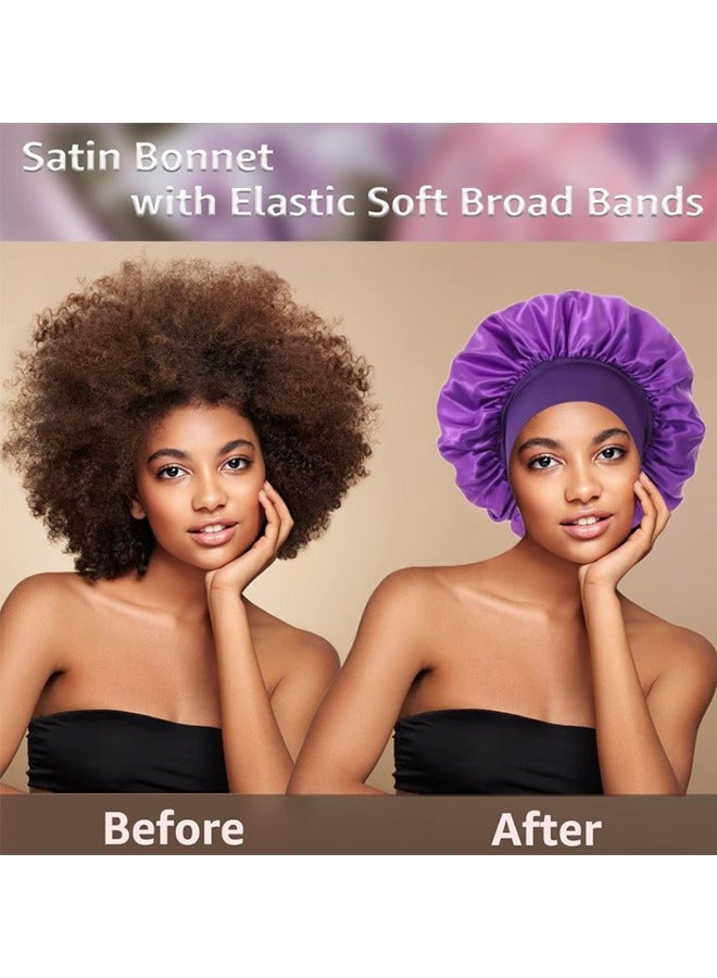 Generic 2 Piece Satin Sleep Cap Set Perfect Hair Protection And Ultimate Comfort  - Image 5