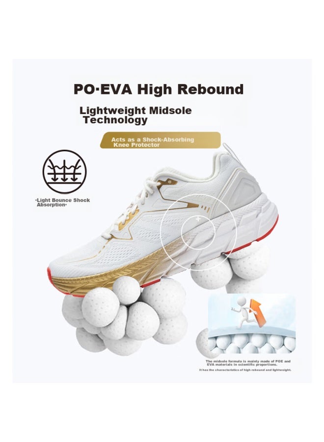 Outdoor Agent Outdoor Special Forces R11 Shock Absorbing Running Shoes Jogging Shoes Shock Absorbing Breathable Jumping Rope Jumping Exercise Shoes Men And Women Lightweight Sports Shoes Platinum 36 - Image 2