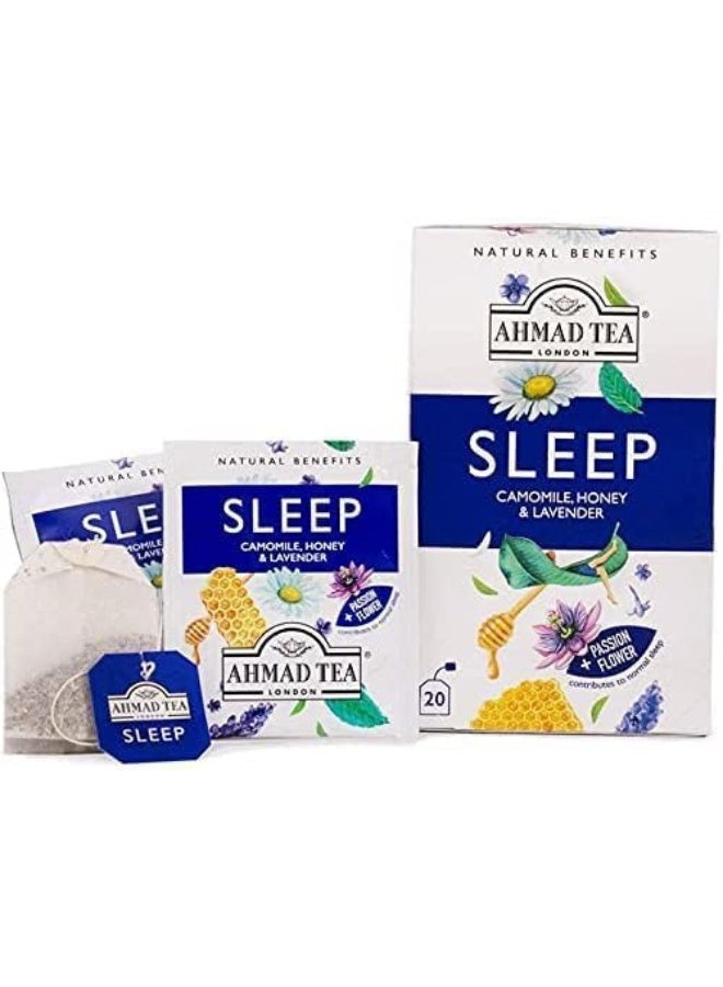 Ahmad Tea Sleep Tea Bags with Chamomile, Honey & Lavender - 20 Count - Image 5