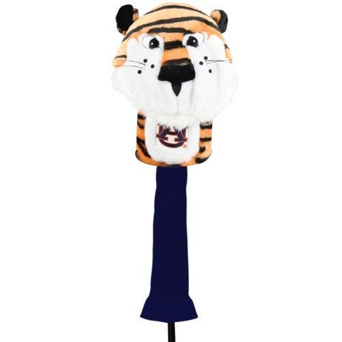 Team Golf NCAA Auburn University Tigers Mascot Head Cover Mascot Golf Club Headcover, Fits most Oversized Drivers, Extra Long Sock for Shaft Protection, Officially Licensed Product - Image 1