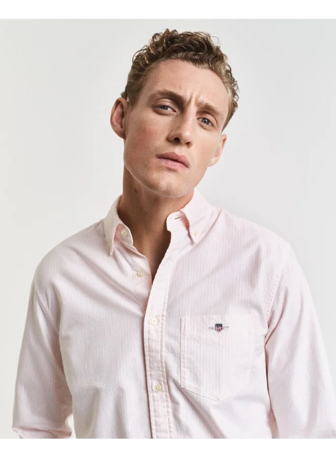 غانت Gant Regular Fit Banker Stripe Classic Oxford Shirt