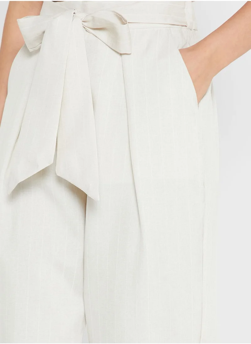 DOROTHY PERKINS Belt Detail Wide Leg Pants