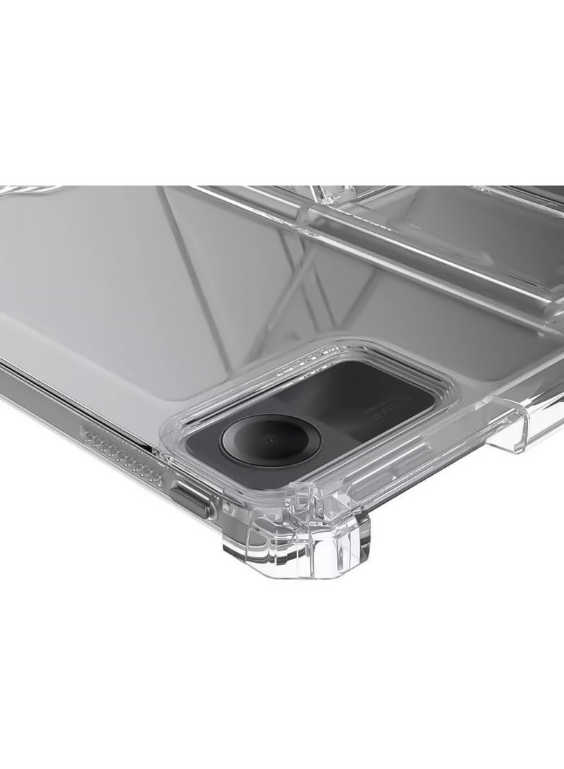 جراب شفاف مزود بحامل لجهاز Honor Pad X9/Honor Pad X8 Pro مقاس 11.5 بوصة (2023)، مقاوم للصدمات، نحيف وخفيف الوزن، مقاوم للاصفرار، غطاء مزود بحامل، وحامل قلم - شفاف - Image 5