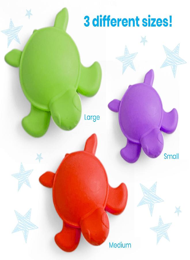 hand2mind hand2mind Tactile Turtles Math Activity Set, Toddler Numbers and Counting, Math Counters for Kids, Color Sorting Toys, Sensory Turtle Game, Preschool Learning Activities, Montessori Math Materials  - Image 2
