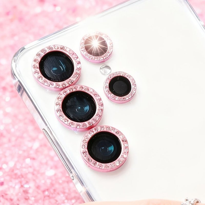 Camera Lens Protector For Galaxy A25 A05S Silver Color 9H Tempered Glass Metal Individual Ring Camera Cover Precision Fit Ultra Clarity - Image 2