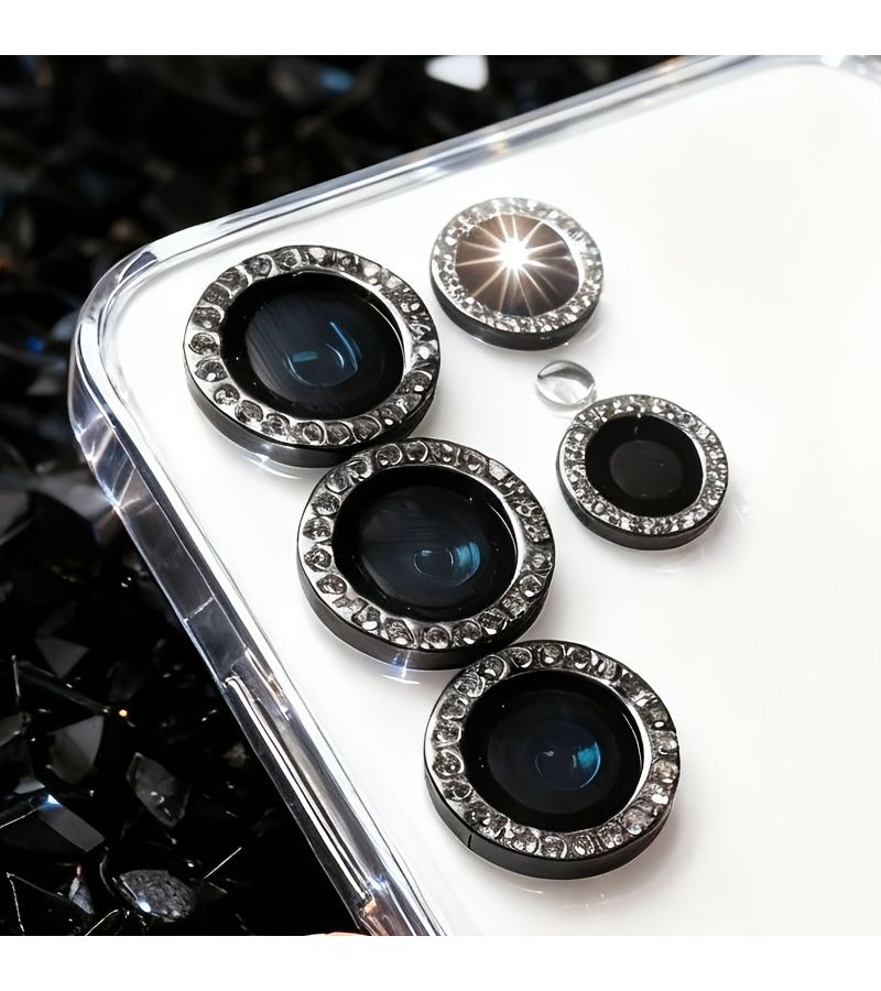 Camera Lens Protector For Galaxy A25 A05S Silver Color 9H Tempered Glass Metal Individual Ring Camera Cover Precision Fit Ultra Clarity - Image 4