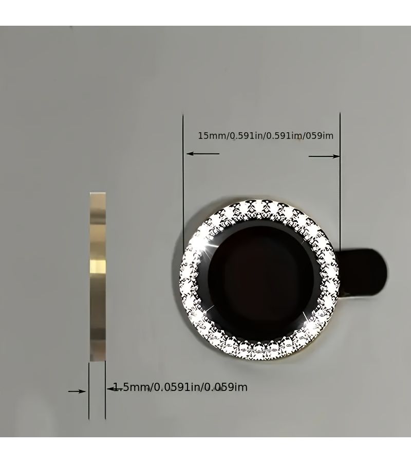 Camera Lens Protector For Galaxy A25 A05S Silver Color 9H Tempered Glass Metal Individual Ring Camera Cover Precision Fit Ultra Clarity - Image 5