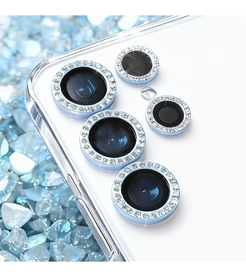 Camera Lens Protector For Galaxy A25 A05S Silver Color 9H Tempered Glass Metal Individual Ring Camera Cover Precision Fit Ultra Clarity - Image 3