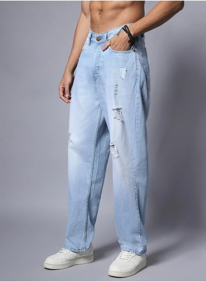 هاي ستار Mens Blue Jeans