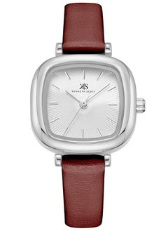 KENNETH SCOTT Kenneth Scott Women's White Dial Analog Watch - K22525-SLDW  - Image 1