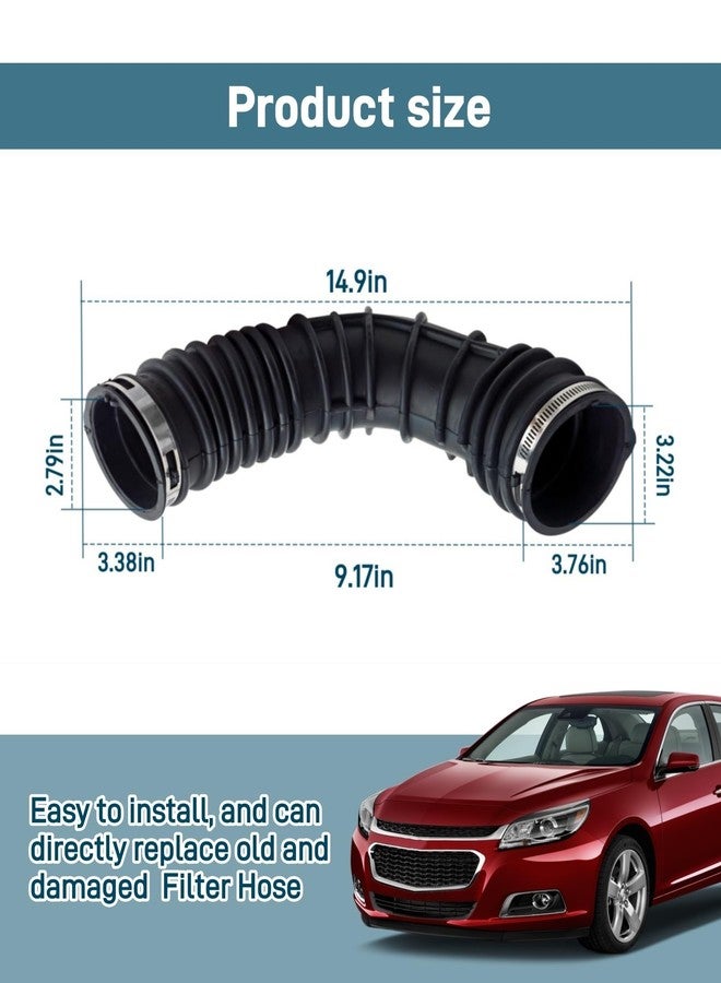 خرطوم سحب هواء المحرك DYYYYD (أنبوب مع مشابك) مناسب لسيارات بويك ريجال 2009-2013/شيفروليه ماليبو 2010-2014، رقم القطعة البديلة 22951182 - ضمان لمدة عام - Image 4