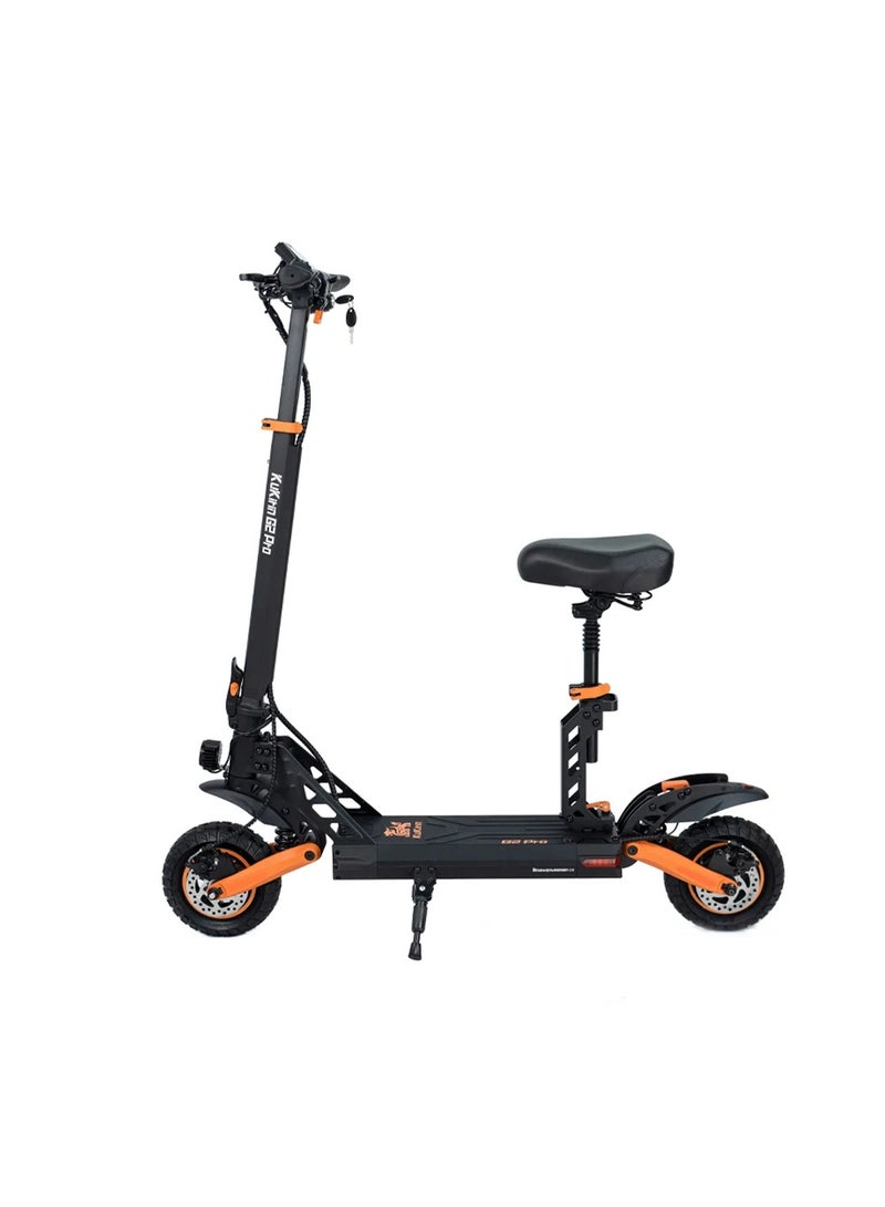 KuKirin G2 Pro Electric Scooter (2025 Model) – 600W Brushless Motor, 45 km/h Max Speed, 58 km Range, 48V 15.6Ah Lithium Battery, Dual Disc Brakes, Detachable Seat, 120 kg Max Load Electric Scooter | G2 PRO - Image 1