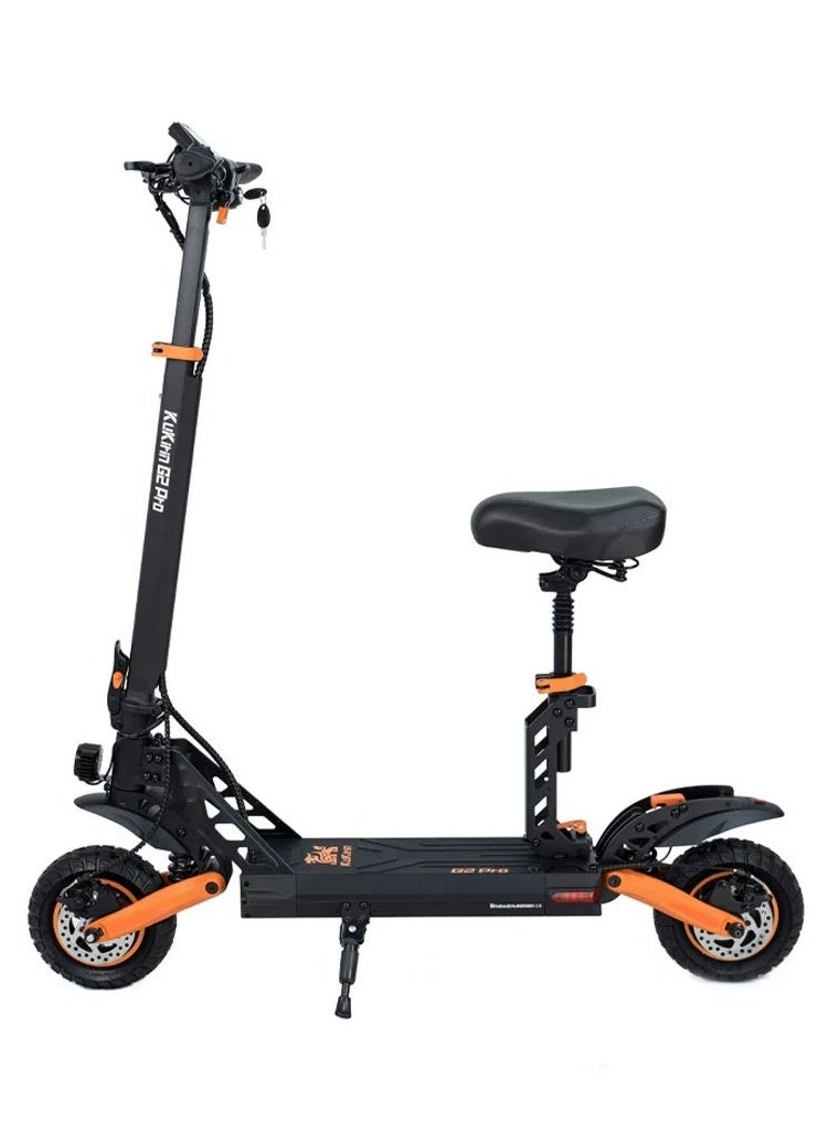 KuKirin G2 Pro Electric Scooter (2026 Model) – 600W Brushless Motor, 45 km/h Max Speed, 58 km Range, 48V 15.6Ah Lithium Battery, Dual Disc Brakes, Detachable Seat, 120 kg Max Load Electric Scooter | G2 PRO - Image 1