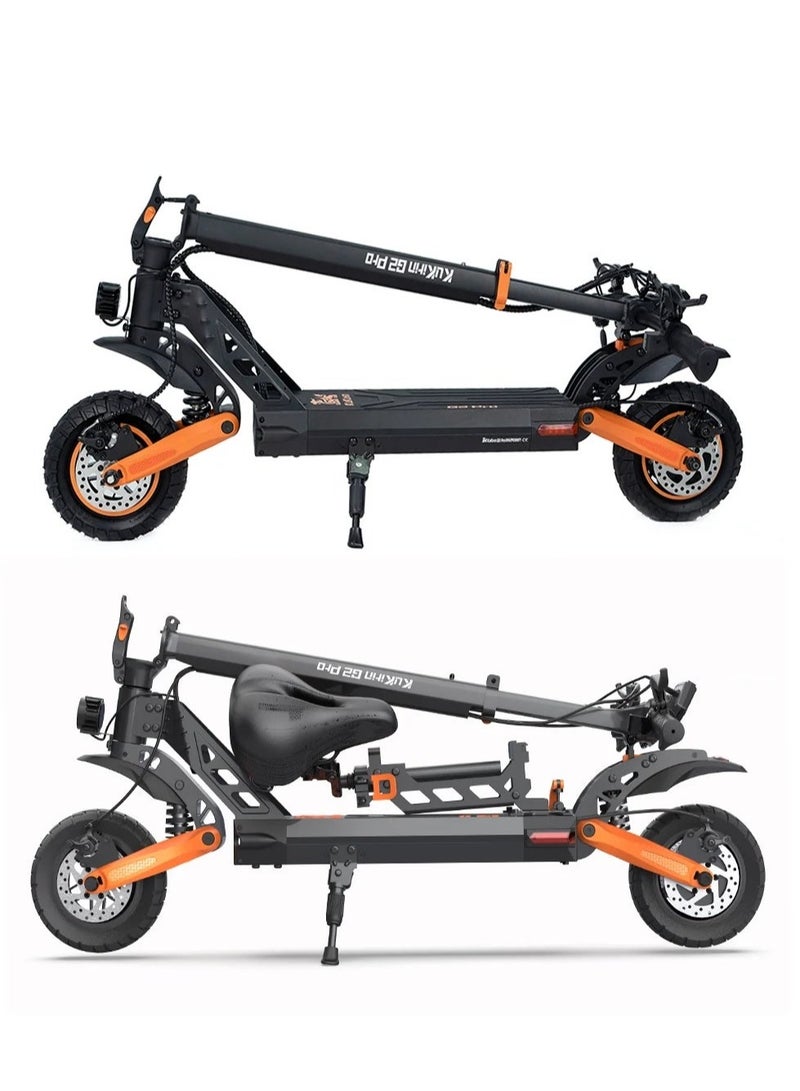 KuKirin G2 Pro Electric Scooter (2026 Model) – 600W Brushless Motor, 45 km/h Max Speed, 58 km Range, 48V 15.6Ah Lithium Battery, Dual Disc Brakes, Detachable Seat, 120 kg Max Load Electric Scooter | G2 PRO - Image 2