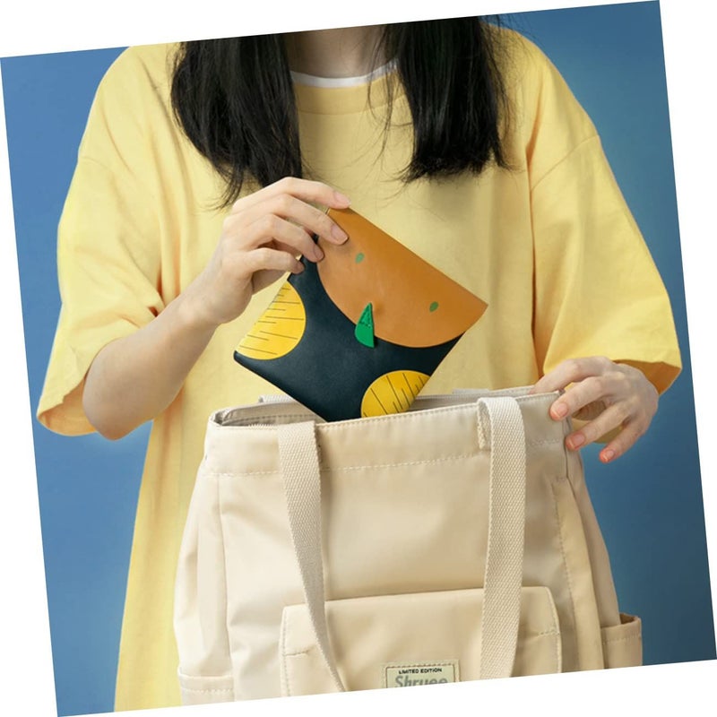 Portable Pad Bag for Period Essentials Assorted Color 14x14cm - Image 3