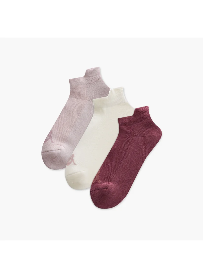 كابا Set of 3 - Kappa Ribbed Ankle Length Socks