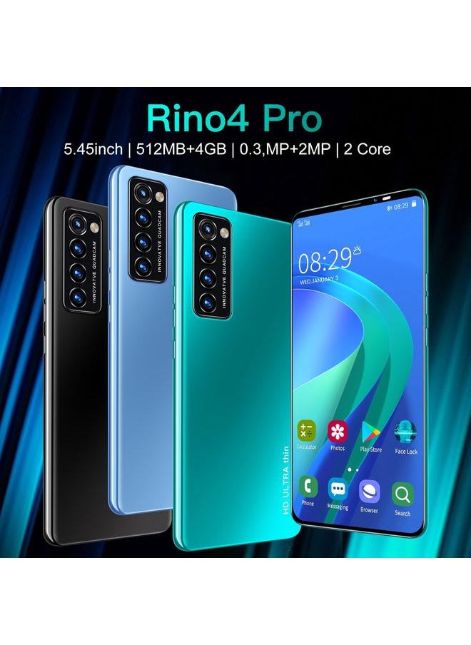 Green Tiger - P55 Rino4 Pro 1GB Plus 8GB 5.45 inch Screen Face Identification Android 4.4.2 MTK6572 Dual Core Network 3G Green - Image 1