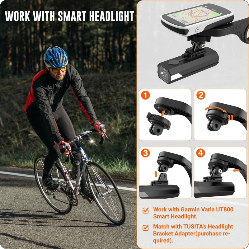 TUSITA Quarter-Turn to Friction Flange Mount Adapter - Compatible with Garmin Flush Out-Front Mount - Image 5