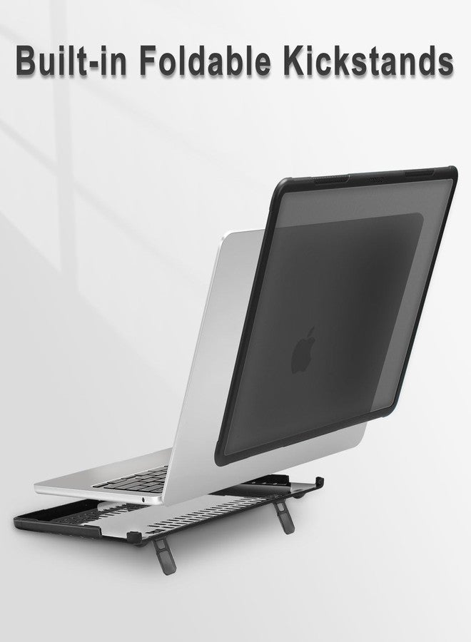 MOSISO Compatible with MacBook Pro 13 inch Case M2 M1, Black - Image 3