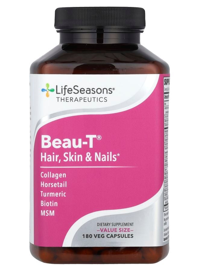 LifeSeasons Therapeutics Beau-T® Hair Skin & Nails 180 Veg Capsules