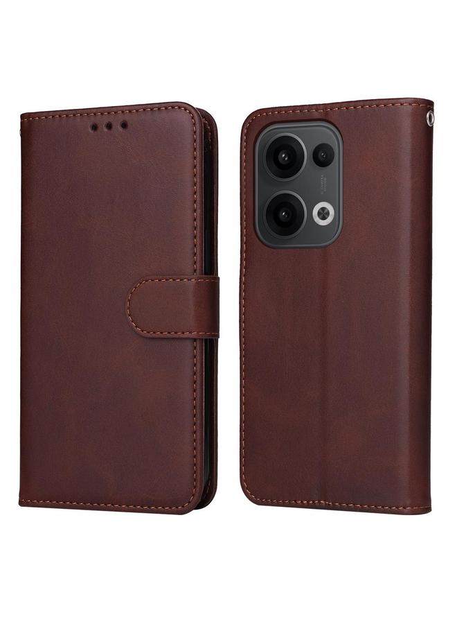 S-TOP Case For OPPO Reno13 Global Classic Calf Texture Flip Leather Phone Case - Image 1