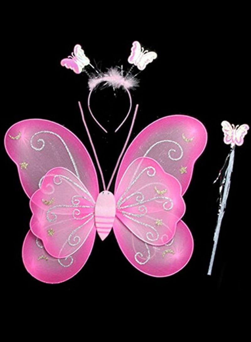 3-Piece erfly Party Wings And Accessories Set One Size - Image 2