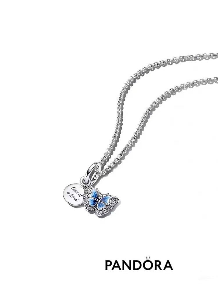 Pandora Violet Pandora925 Sterling Silver Pendant Necklace Jewelry For Women Girls  - Image 1