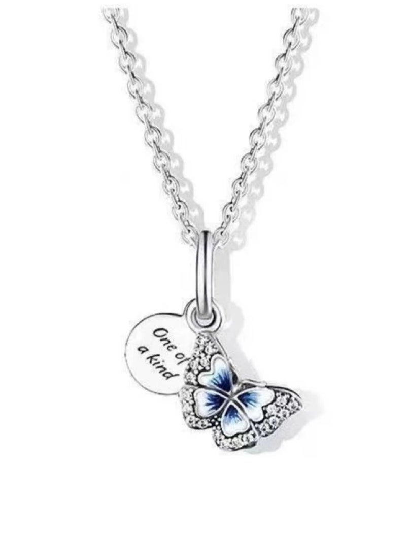 Pandora Violet Pandora925 Sterling Silver Pendant Necklace Jewelry For Women Girls  - Image 2