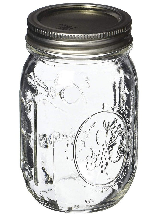 Ball - Ball Glass 389579 Pint Regular Mouth Mason, 2 Count (Pack of 1), Clear - Image 1