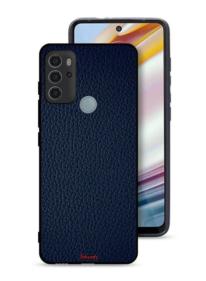 Tolwak Motorola Moto G60S Protective Case Cover Leather Pattern - Image 1
