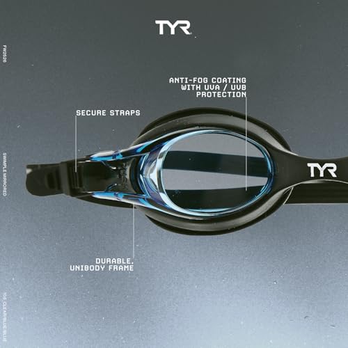 TYR Kids Swimple Swim Goggle BlackBlue - Image 3
